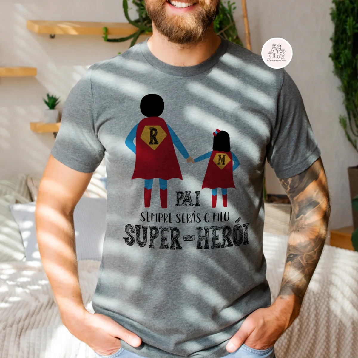 T-shirt dia do Pai “Super-herói” - Image 2