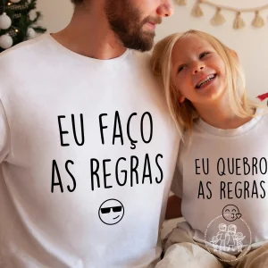 Conjunto de T-shirt’s “Eu faço as regras…”